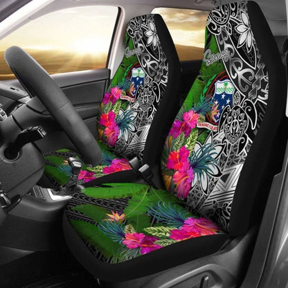 Samoa Car Seat Covers - Turtle Plumeria Banana Leaf - Amazing