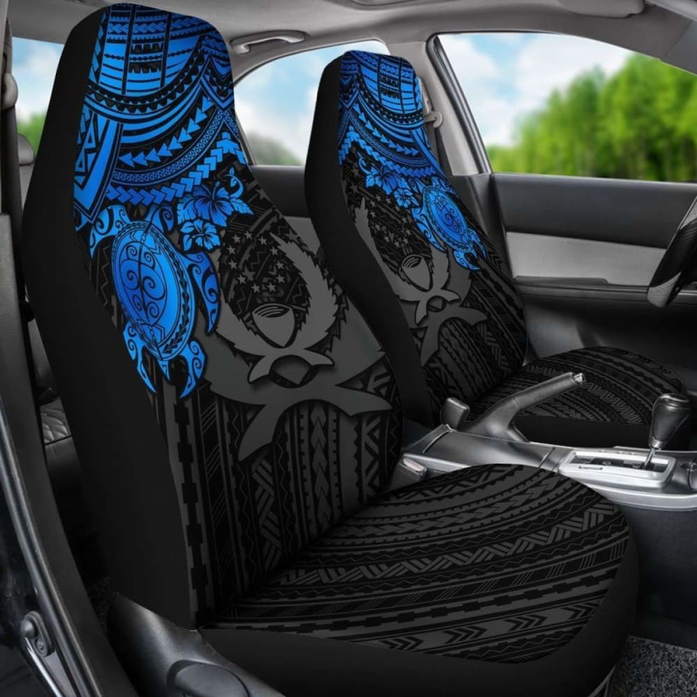 Pohnpei Polynesian Car Seat Covers - Polynesian Blue Turtle - Amazing