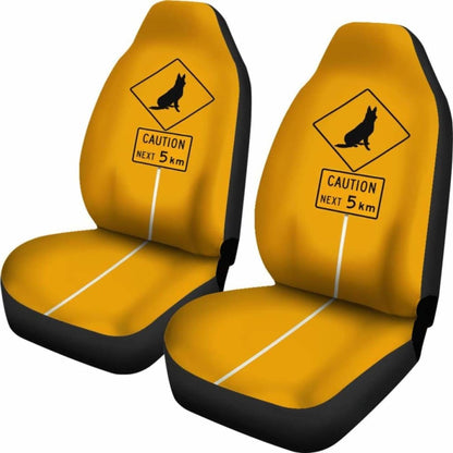 German Shepherd Signs Car Seat Covers
