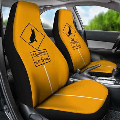German Shepherd Signs Car Seat Covers