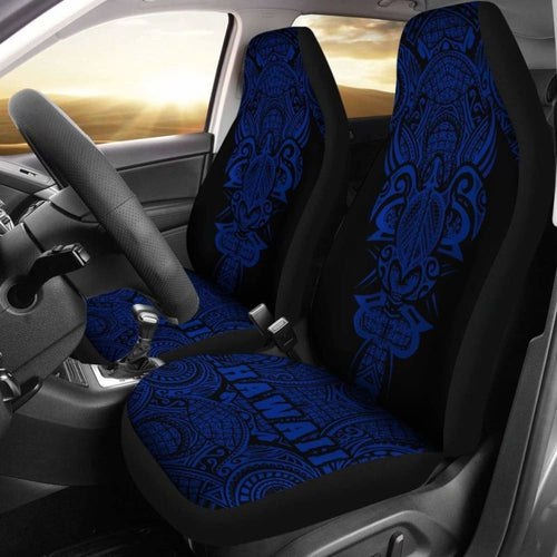 Hawaii Turtle Polynesian Car Seat Cover- Blue - Armor Style - New