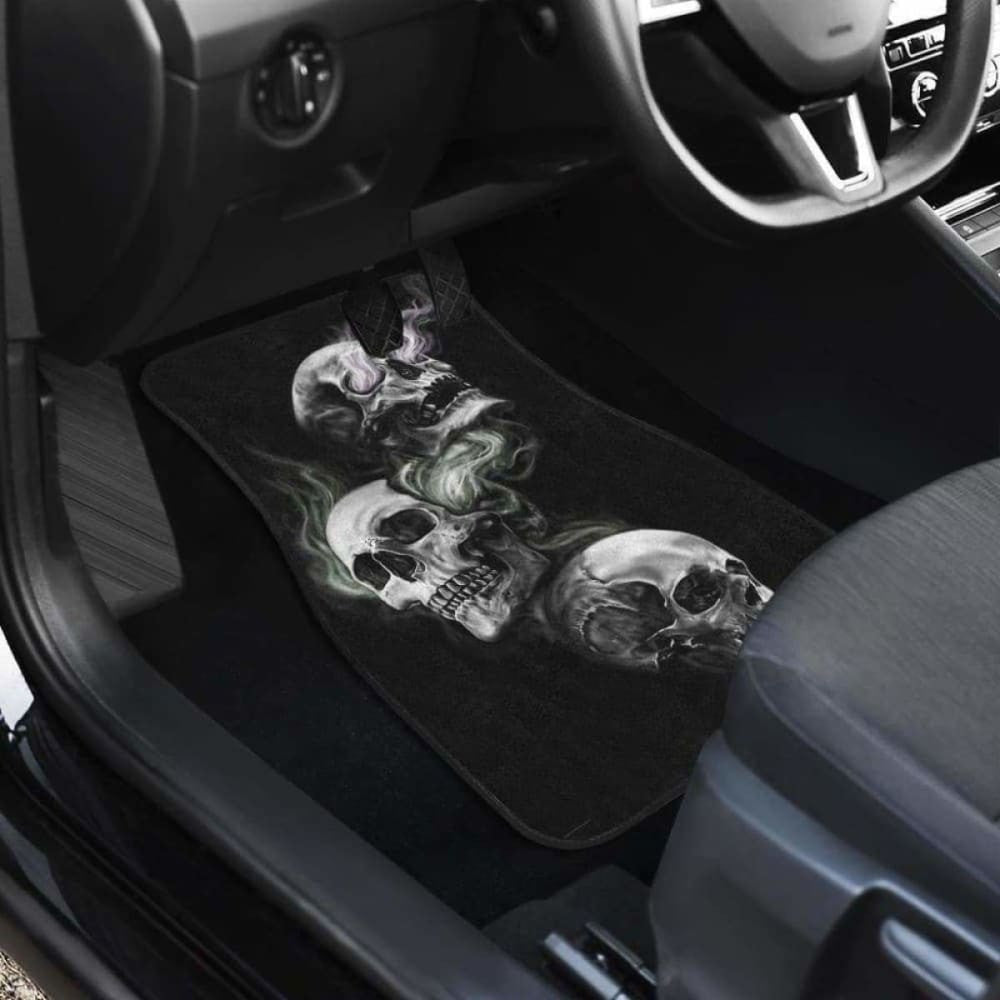 Set Pcs Sugar Skull Car Mats