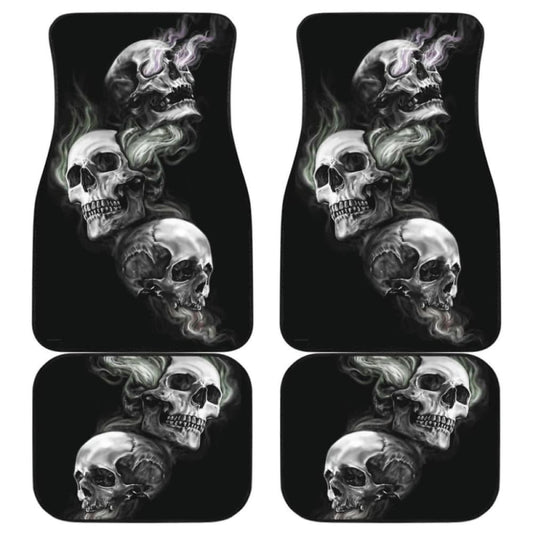 Set Pcs Sugar Skull Car Mats
