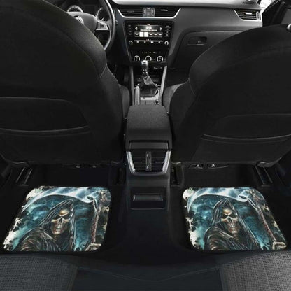 Set Of Pcs Grim Reaper Skull Car Mats