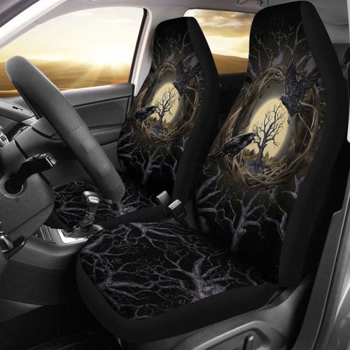 Viking Car Seat Cover - Raven Of Odin -