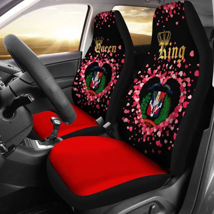 Dominican Republic Car Seat Cover Couple King/Queen (Set Of Two)