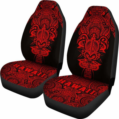 Hawaii Turtle Polynesian Car Seat Cover - Red - Armor Style - New