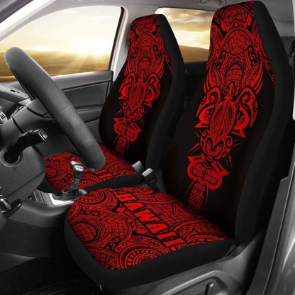 Hawaii Turtle Polynesian Car Seat Cover - Red - Armor Style - New