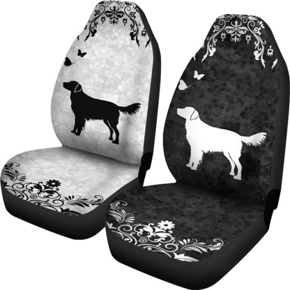Flat-Coated Retriever Car Seat Covers