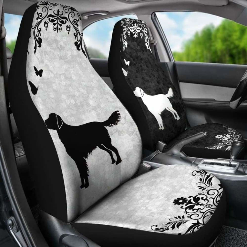 Flat-Coated Retriever Car Seat Covers