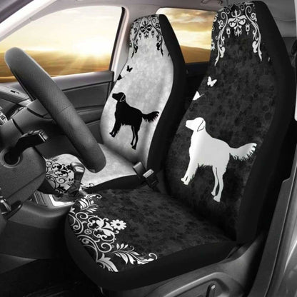 Flat-Coated Retriever Car Seat Covers