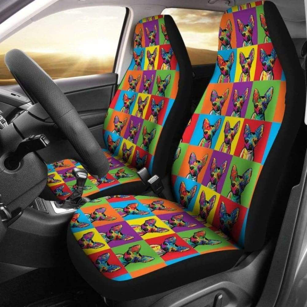 Chihuahua Pop Art Car Seat Covers