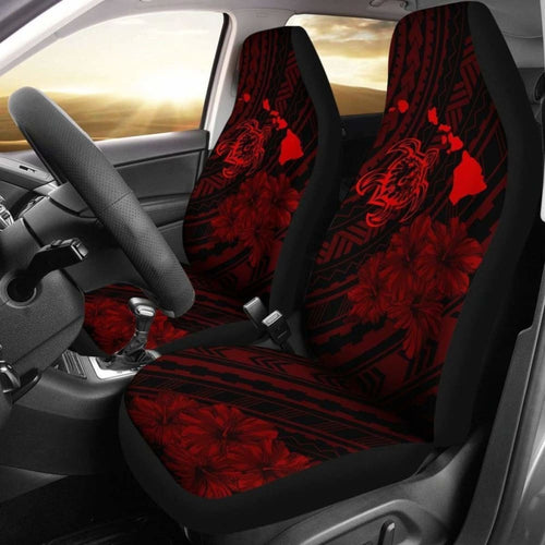 Hawaii Sea Turtle Is Swimming Toward Car Seat Covers Red - New -