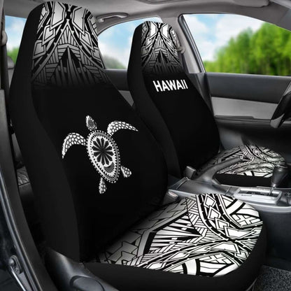 Polynesian Hawaii Turtle Car Seat Covers Fog Black New