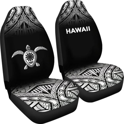 Polynesian Hawaii Turtle Car Seat Covers Fog Black New