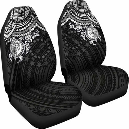 Cook Islands Polynesian Car Seat Covers - White Turtle - Amazing