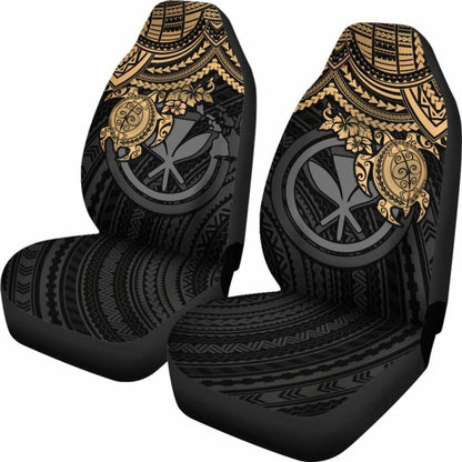 Polynesian Hawaii Car Seat Covers - Gold Turtle - Amazing