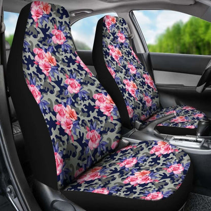 Floral Camouflage Car Seat Covers