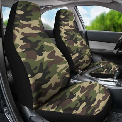 Army Green Camouflage Car Seat Covers
