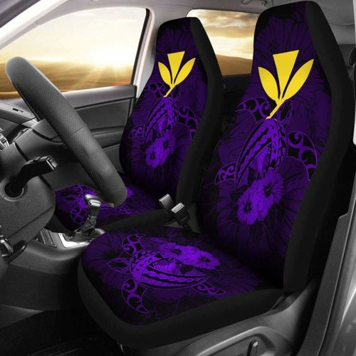 Hawaii Hibiscus Car Seat Cover - Harold Turtle - Purple - New