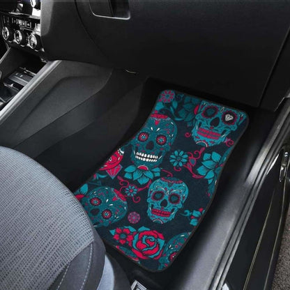 Set Of Pcs Sugar Skull Car Mat