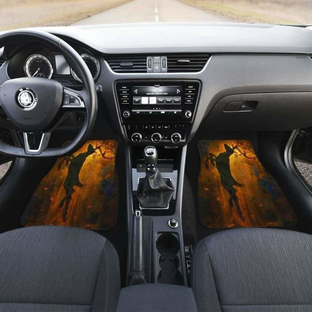 Deer In Amazon Forrest Car Floor Mats