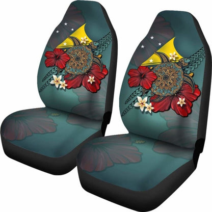 Tokelau Car Seat Covers Blue Turtle Tribal Amazing