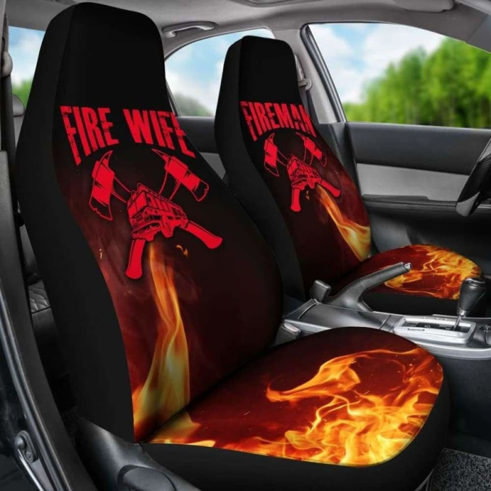 Fireman Fire Wife Car Seat Covers