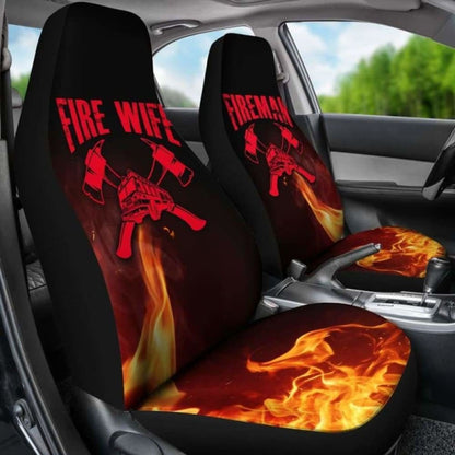 Fireman Fire Wife Car Seat Covers