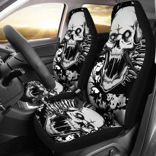 Set Pcs Gothic Skull Car Seat Covers