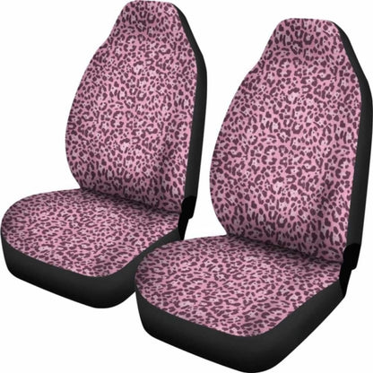 Pink Leopard Print Car Seat Covers Leopard Skin