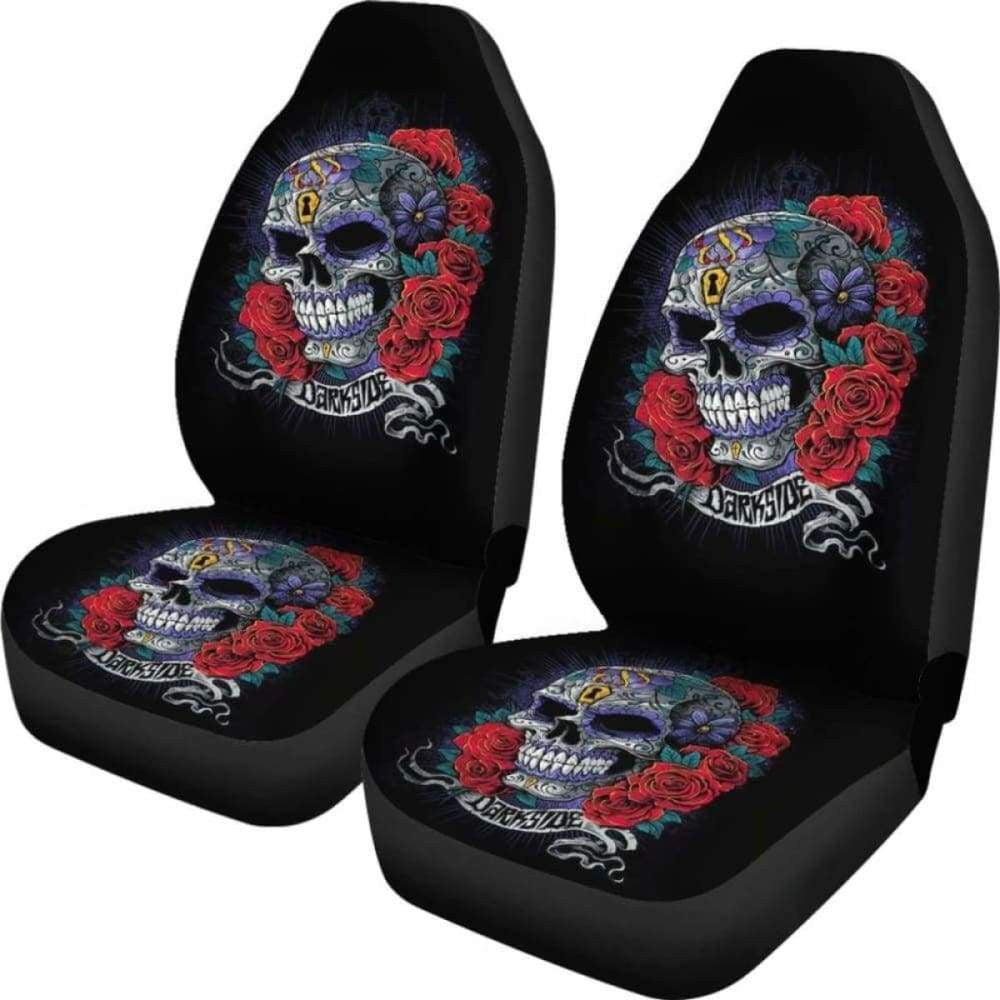 Set Of Skulls Car Seat Covers