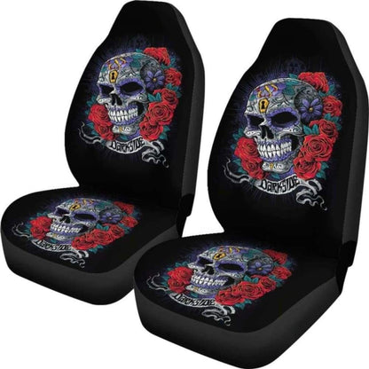 Set Of Skulls Car Seat Covers