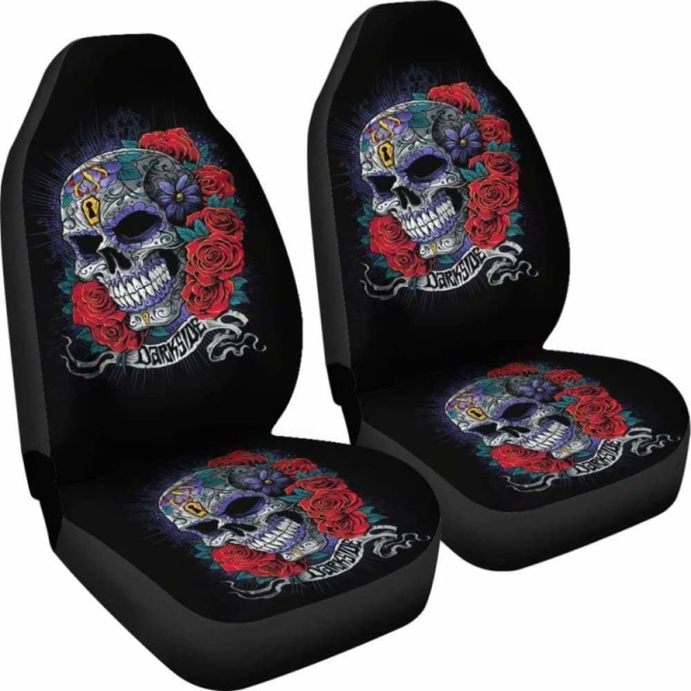 Set Of Skulls Car Seat Covers