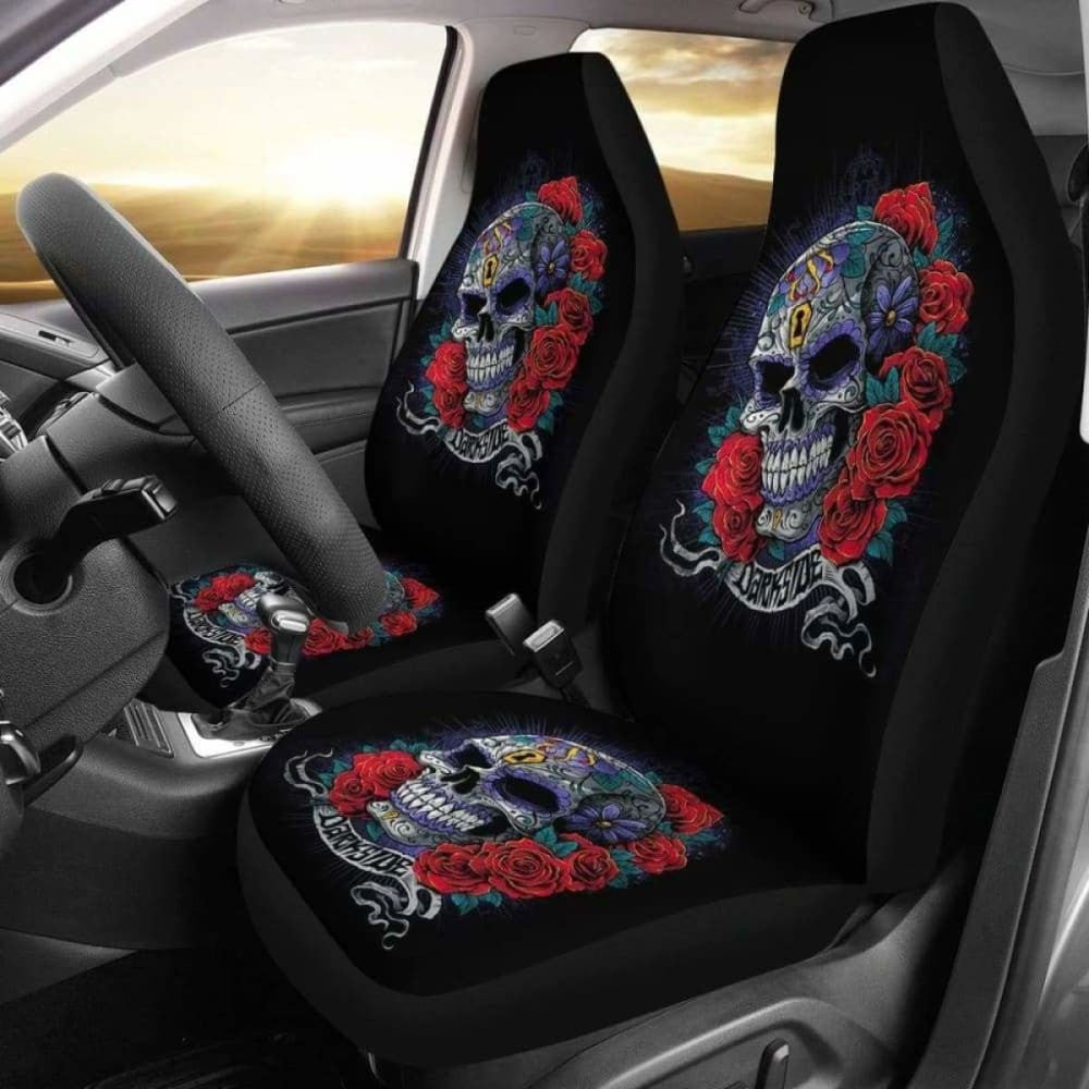 Set Of Skulls Car Seat Covers