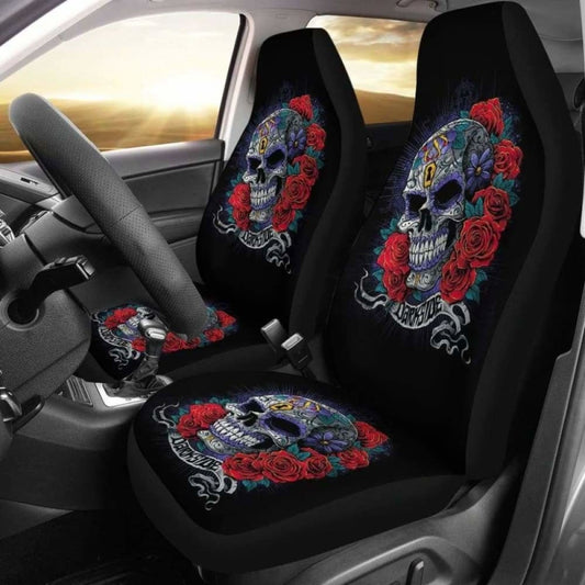 Set Of Skulls Car Seat Covers