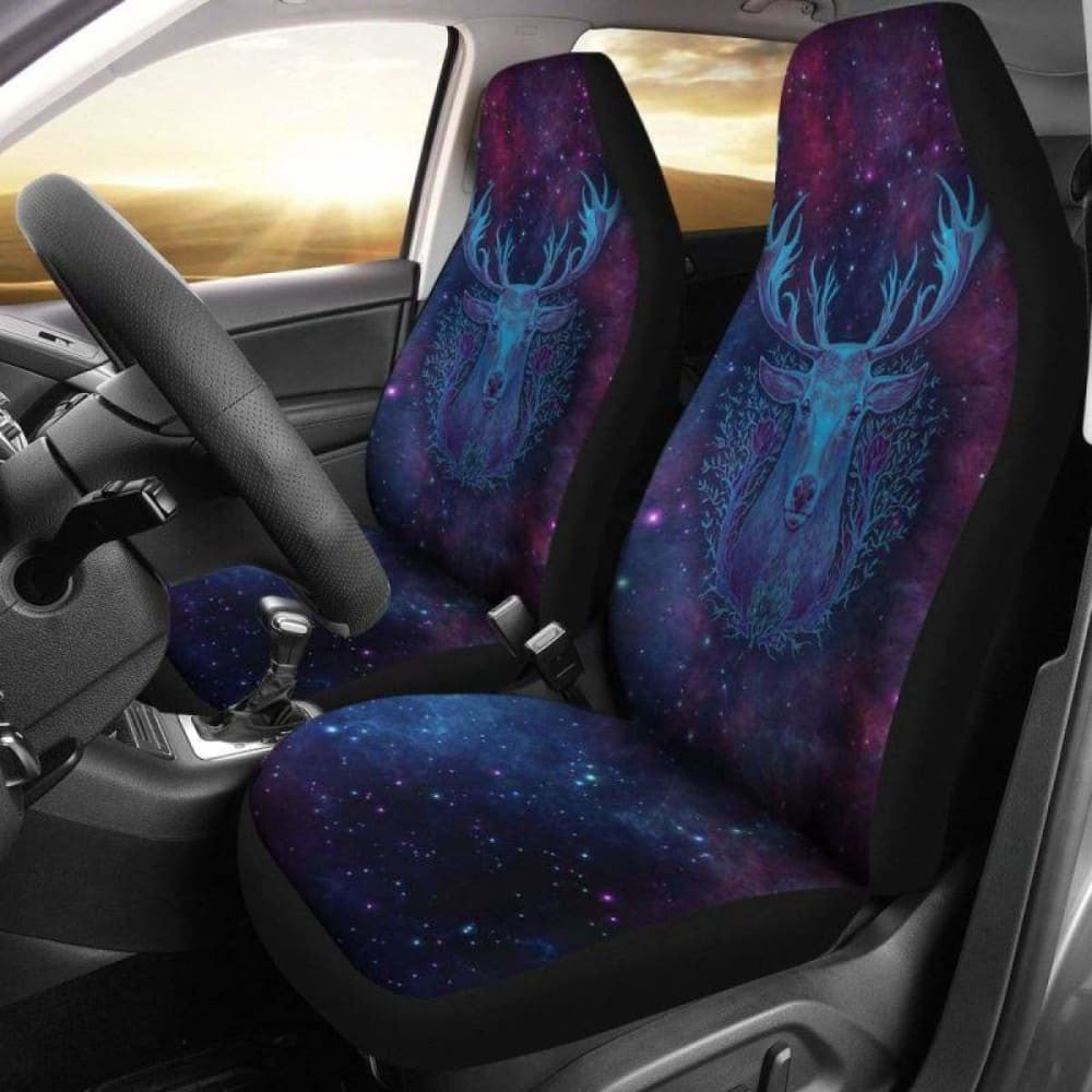 Deer Galaxy Car Seat Covers Awesome