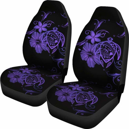 Hawaii Turtle Hibiscus Poly Purple Car Seat Covers - New - Awesome