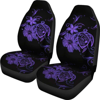 Hawaii Turtle Hibiscus Poly Purple Car Seat Covers - New - Awesome