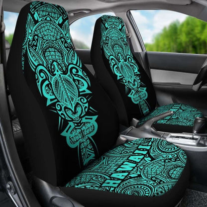 Hawaii Turtle Polynesian Car Seat Cover - Turquoise - Armor Style - New