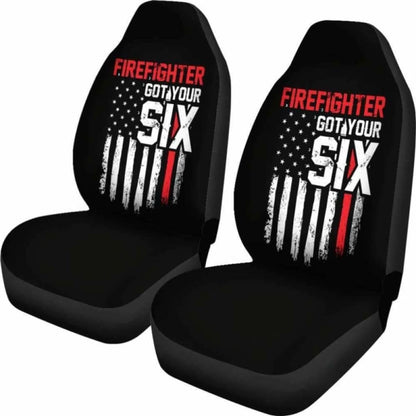 FireFighter Got Your Six Car Seat Covers