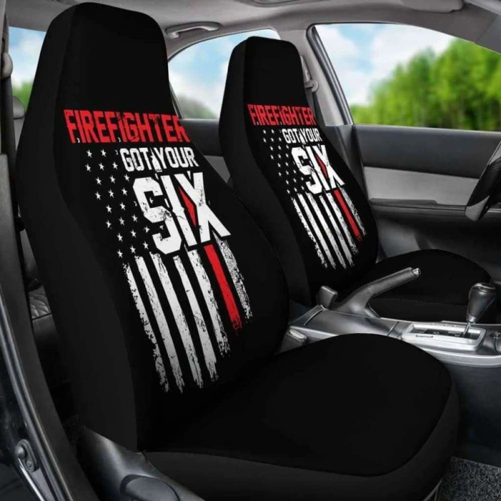 FireFighter Got Your Six Car Seat Covers