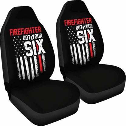 FireFighter Got Your Six Car Seat Covers