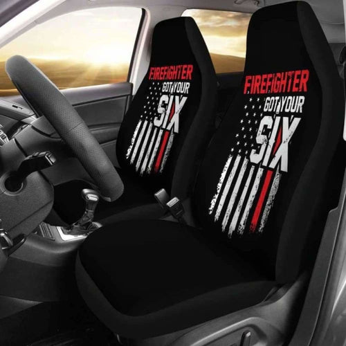 FireFighter Got Your Six Car Seat Covers