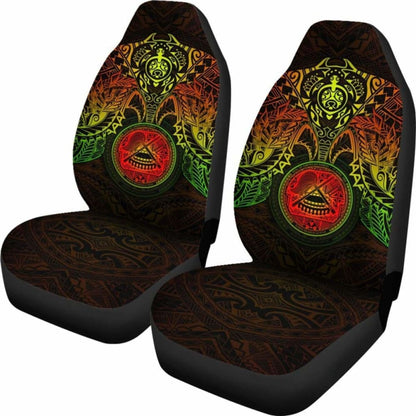 American Samoa Car Seat Covers - American Samoa Seal Reggae Turtle Manta Ray - Amazing