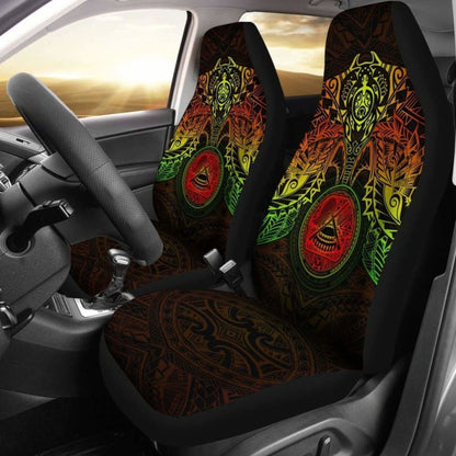 American Samoa Car Seat Covers - American Samoa Seal Reggae Turtle Manta Ray - Amazing