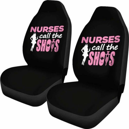Nurses Call The Shots Car Seat Covers