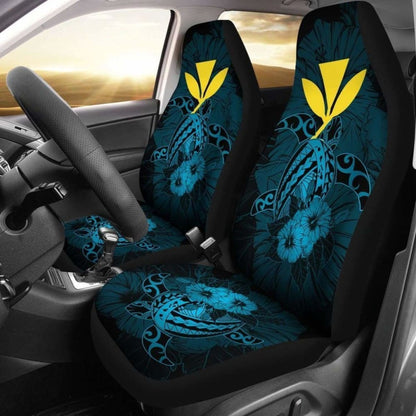 Hawaii Hibiscus Car Seat Cover - Harold Turtle - Traffic Blue - New