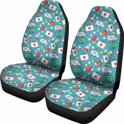 Nurse Pattern Car Seat Covers