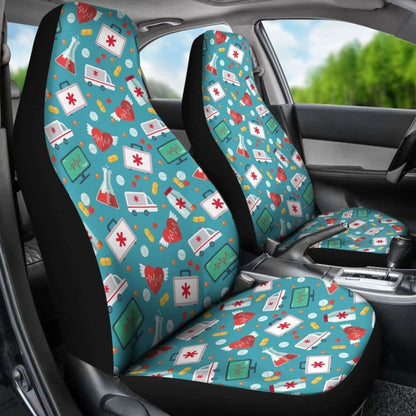 Nurse Pattern Car Seat Covers